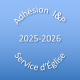 Adhésion Service d'Église